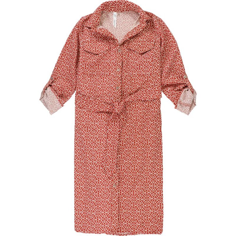 NY Collection Womens Petite Abstract Shirt Dress, NWT